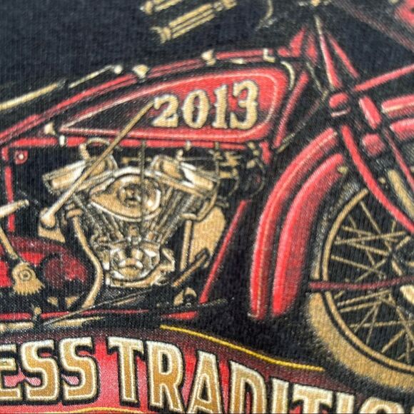 Daytona 72nd Annual Bike Week 2013 Black Muscle Tank M - Picture 3 of 4